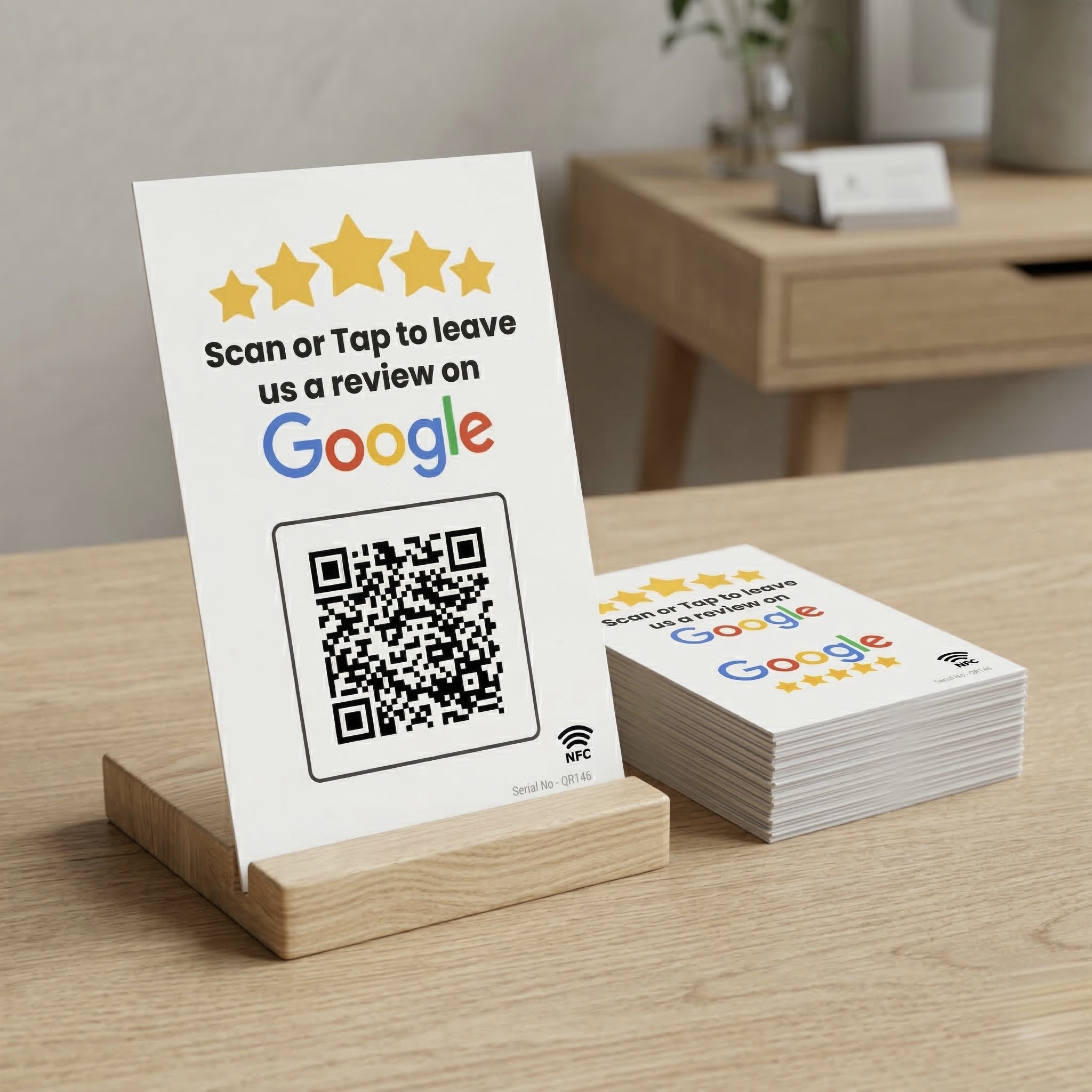 Masaliq Google Review NFC and QR Card