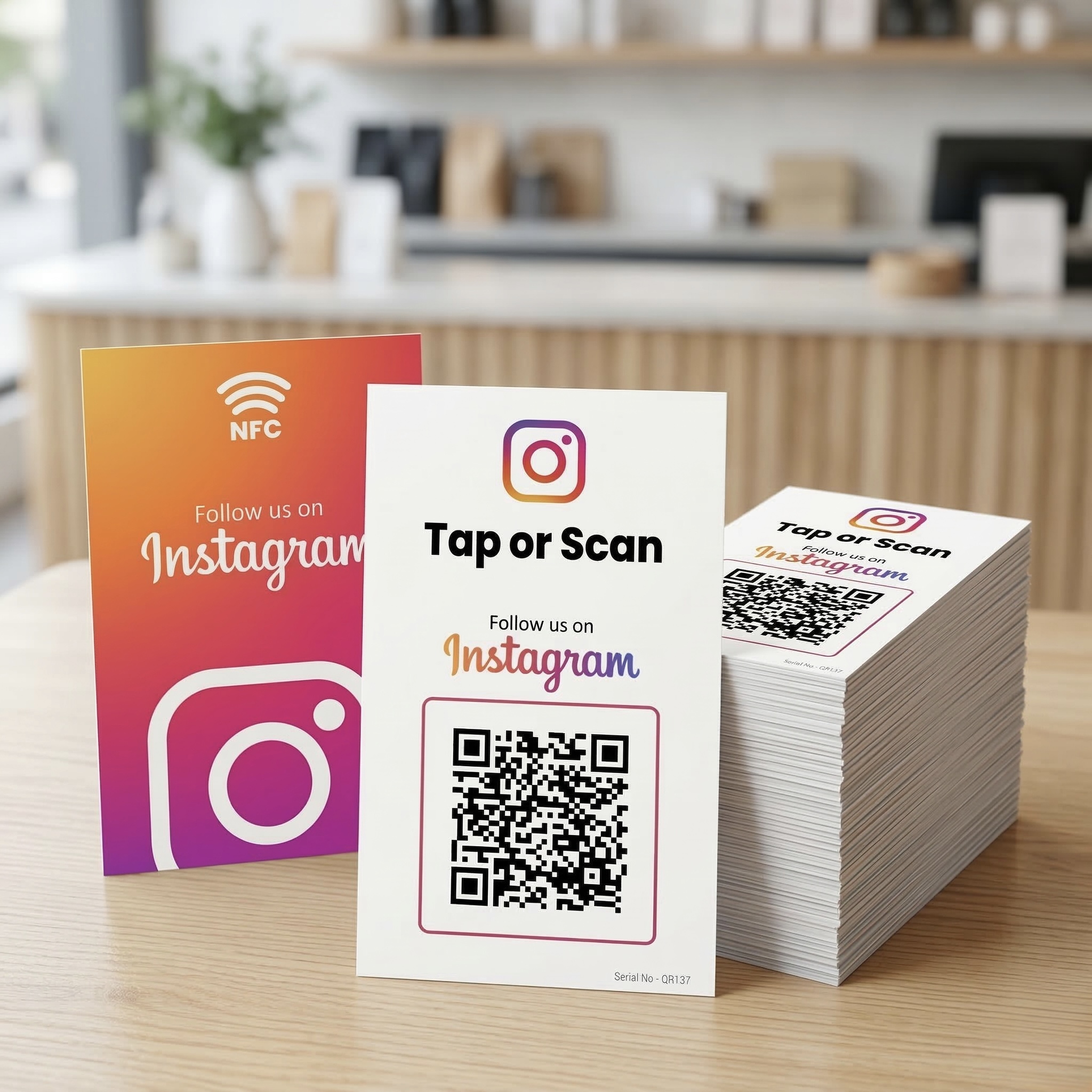 Instagram NFC Follow Card
